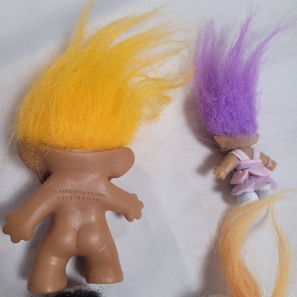 Lot of 4 Misc Troll Dolls Vintage - Picture 6 of 8